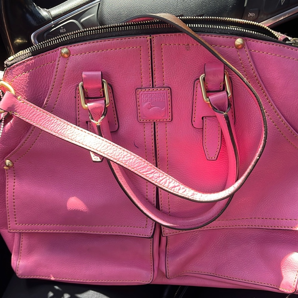 Dooney & Bourke Pink Florentine Clayton